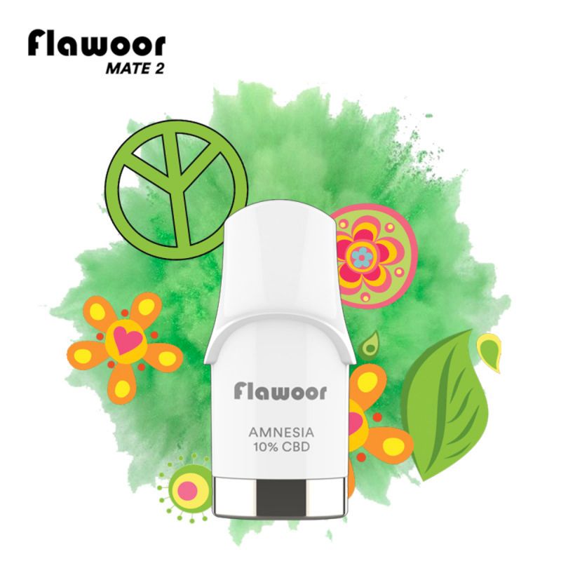 Cartouche : Amnesia CBD 10% - Flawoor Mate 2