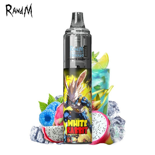 Dragon Blue Razz Lemonade Ice 7000 puffs - Tornado by RandM