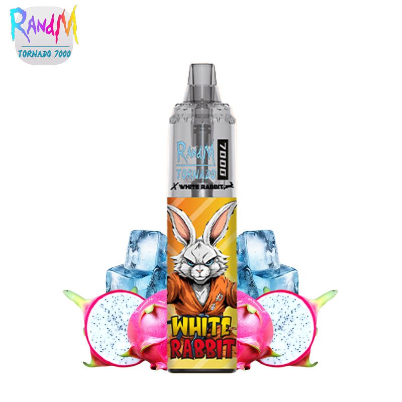 Dragon Fruit Ice 7000 puffs - Tornado by RandM