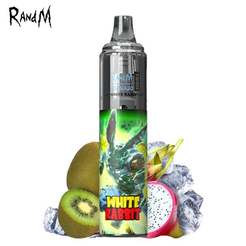 Dragon Kiwi Ice 7000 puffs - Tornado by RandM