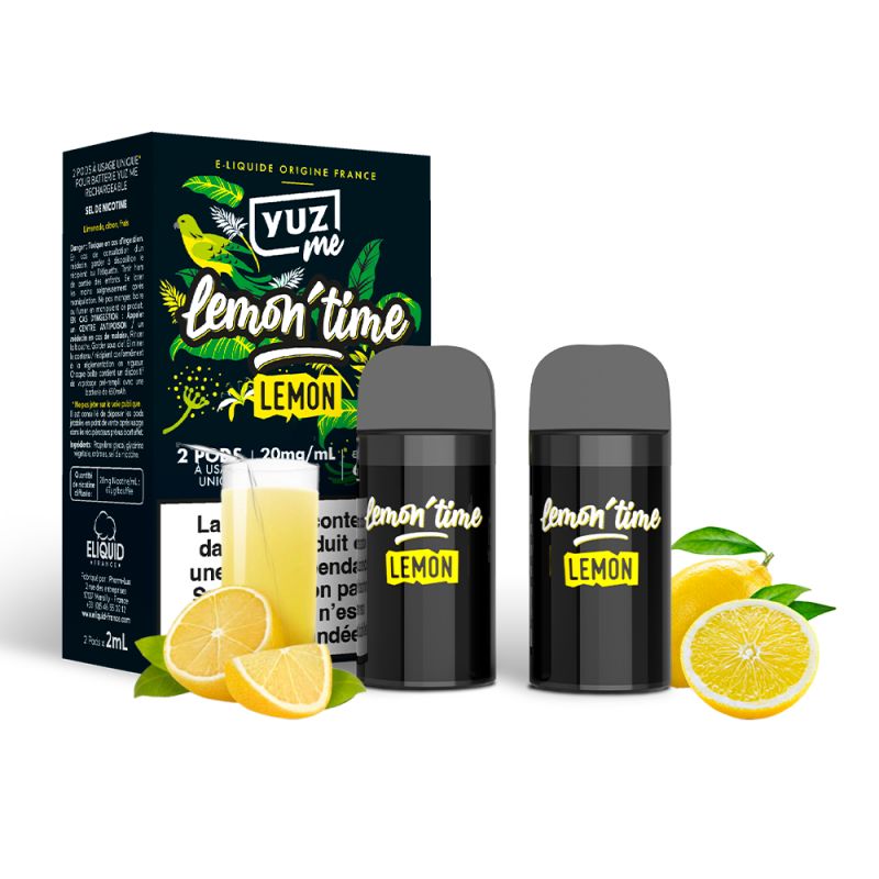 Pod jetable Lemon (2pcs) 600 puffs - Yuz Me