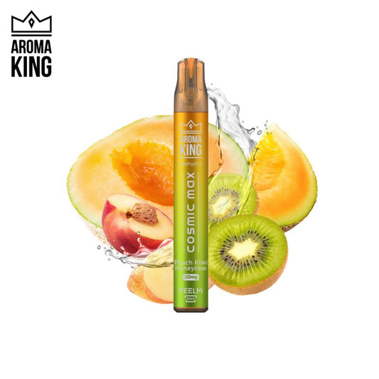 Pod Peach Kiwi Honeydew 999 puffs - Cosmic Max by Aroma King